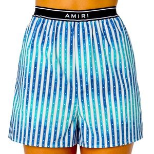 Amiri logo branded boxer shorts